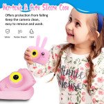 Wholesale Best Gift Kids Children HD 1080P Digital Camera with Video Recorder Camcorder and Games Toys for Children Kid Party Outdoor and Indoor Play (Pink Rabbit)